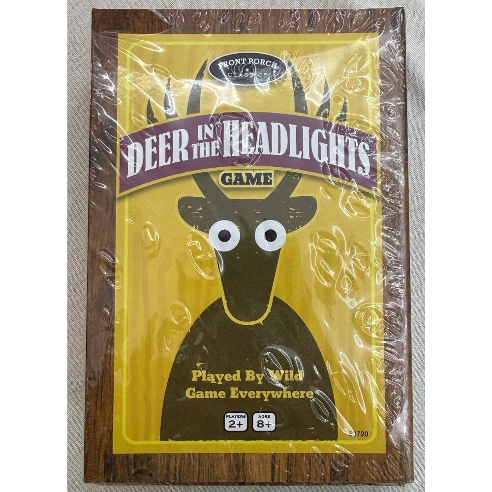 Deer in the Headlights Game Front Porch Classics New Sealed Card Dice - NIB